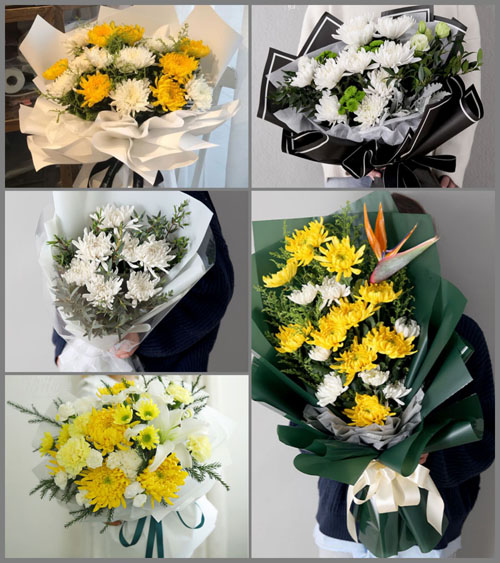 四川成都蒲江县光明乡官帽村白事花束代送
